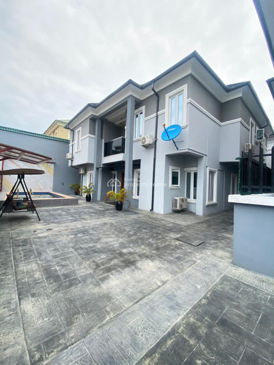 Furnished 5 Bedroom Fully Detach with Bq, Ilasan, Lekki, Lagos, Detached Duplex for Sale
