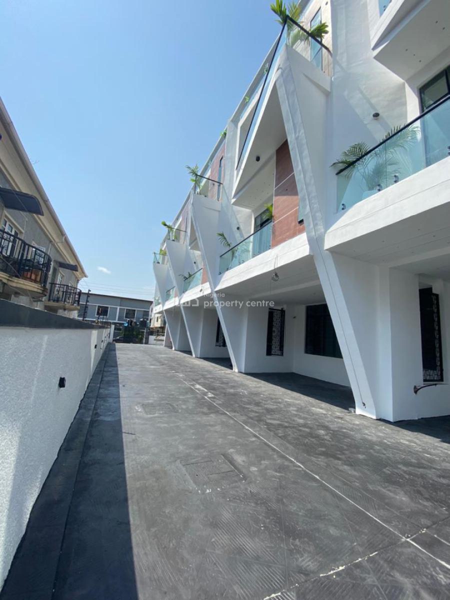 Newly Built 4 Bedroom Terrace Duplex in a Secured Estate, Ikate, Lekki, Lagos, Terraced Duplex for Rent