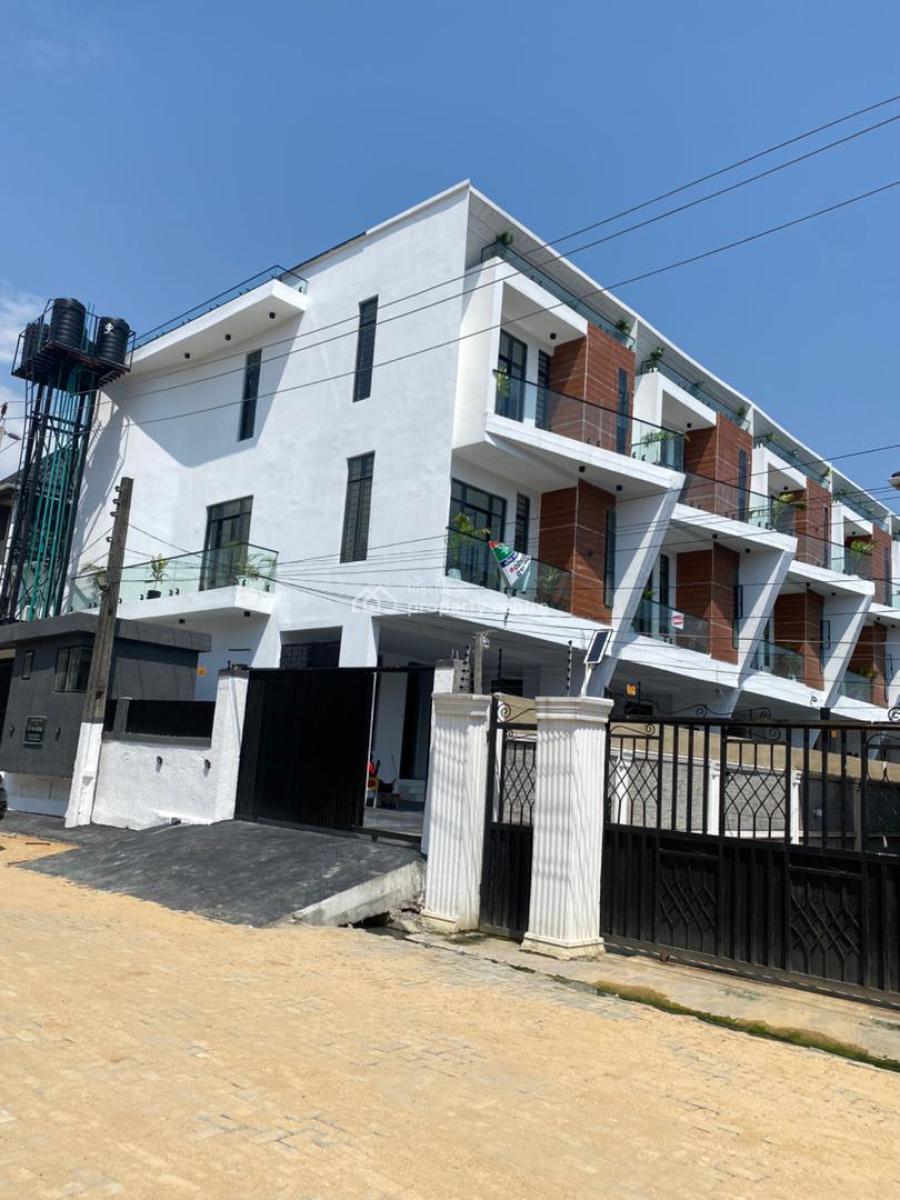 Newly Built 4 Bedroom Terrace Duplex in a Secured Estate, Ikate, Lekki, Lagos, Terraced Duplex for Rent