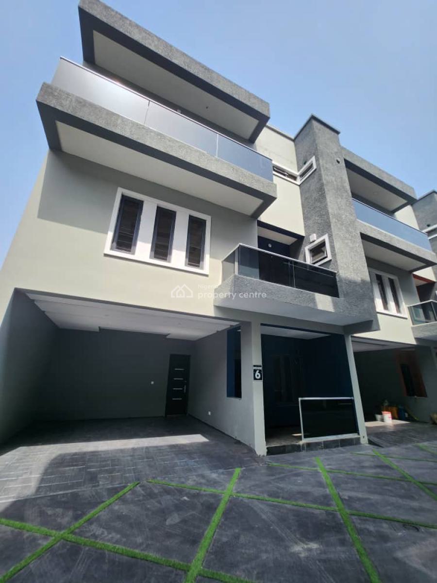 5 Bedroom Terrace Duplex with Bq, Ikate, Lekki, Lagos, Terraced Duplex for Rent