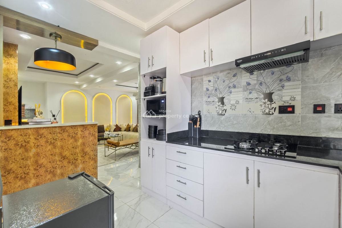 Champagne    *a Spacious Luxury 1 Bedroom with Ps5, 2 Balconies & Pr, Freedom Way, Lekki Phase 1, Lekki, Lagos, Detached Duplex Short Let