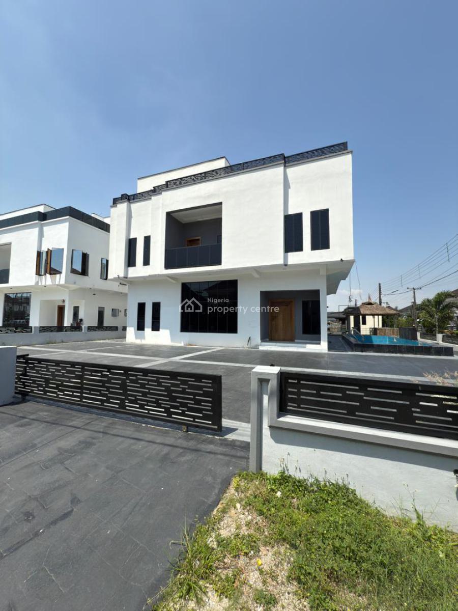 Gorgeous 5 Bedroom Duplex with a Pool, Cinema, Bq, Osapa, Lekki, Lagos, House for Sale