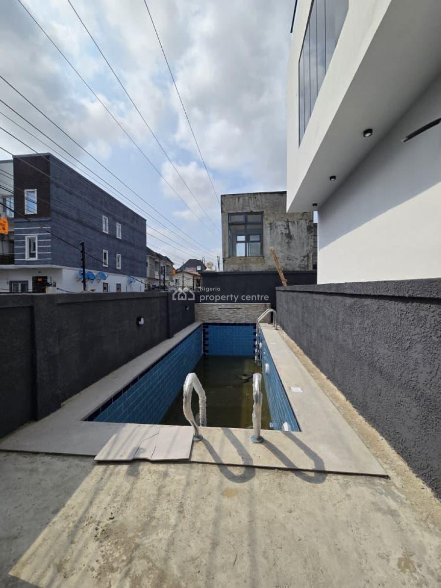 Well Built 4 Bedroom Terrace with Bq ., Osapa, Lekki, Lagos, Terraced Duplex for Sale