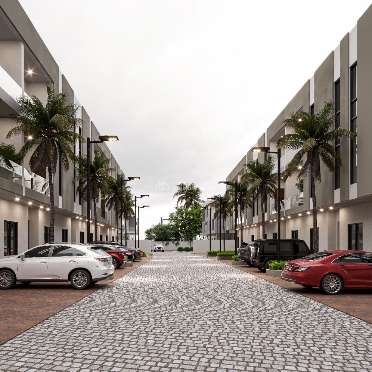 Lovely 4 Bedroom Terrace with Bq, Lekki Phase 1, Lekki, Lagos, Terraced Duplex for Sale