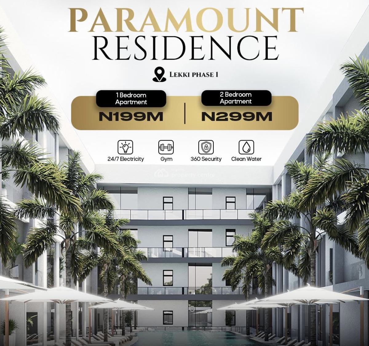 Offplan 2 Bedroom with Pool & Gym, Lekki Phase 1, Lekki, Lagos, Flat / Apartment for Sale