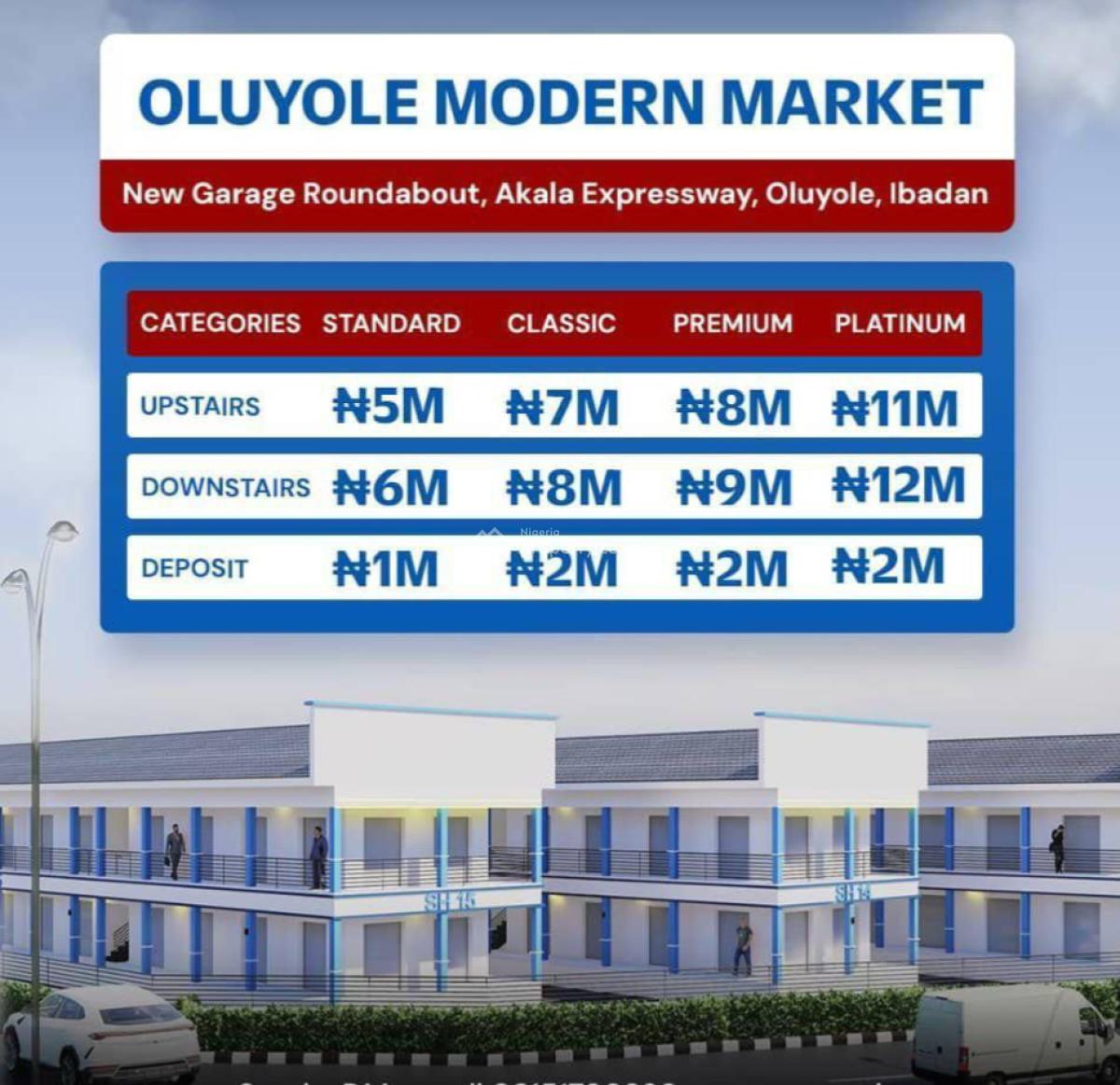 Modern Market, New Garage, Challenge, Ibadan, Oyo, Plaza / Complex / Mall for Sale