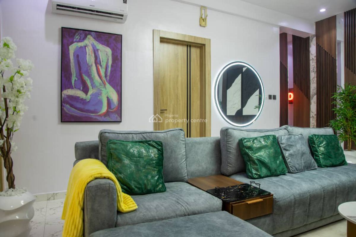 Tastefully Furnished 3 Bedroom Apartment with Balcony and Ps 5, Chevron, Lekki, Lagos, Flat / Apartment Short Let