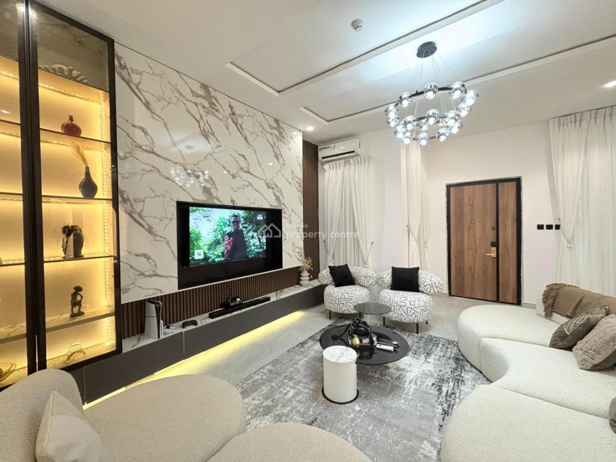 4 Bedroom Terrace Duplex with Private Rooftop, Ps5, Jacuzzi, Ikate, Lekki, Lagos, Flat / Apartment Short Let