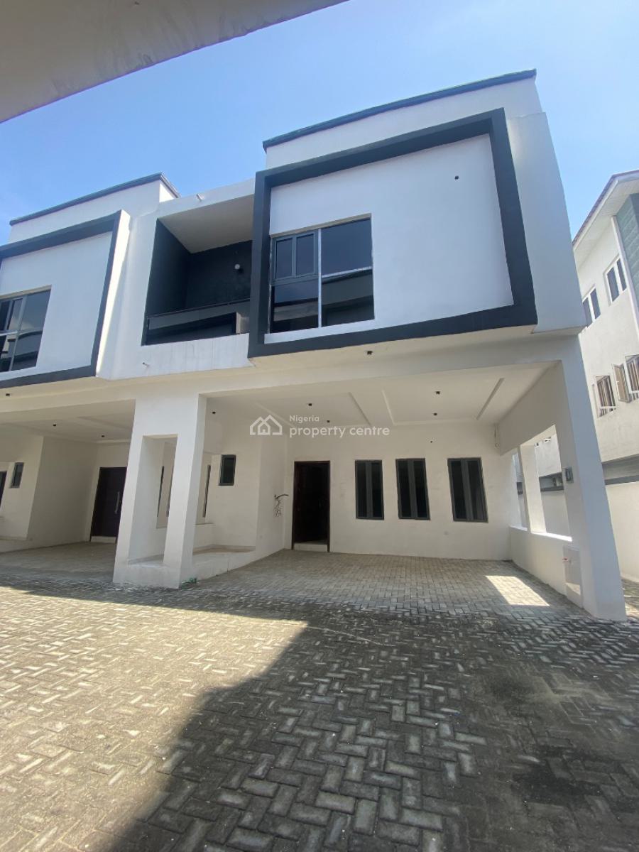 4 Bedroom Terraced Duplex + Bq, New Road, Lekki, Lagos, Terraced Duplex for Sale