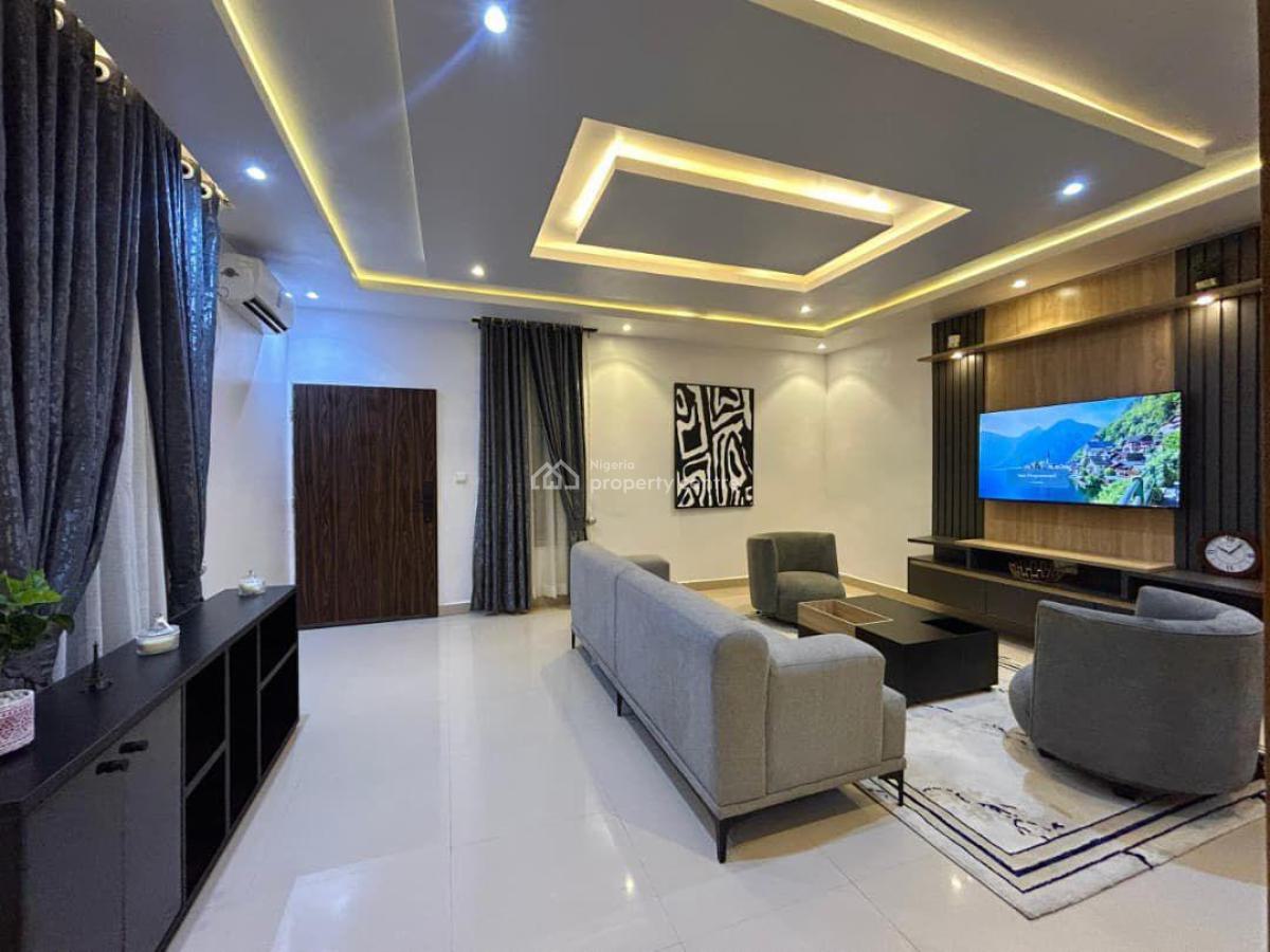 4 Bedroom Fully Detached Self Compound Duplex with 2 Living Rooms, Lekki Phase 1, Lekki, Lagos, Flat / Apartment Short Let
