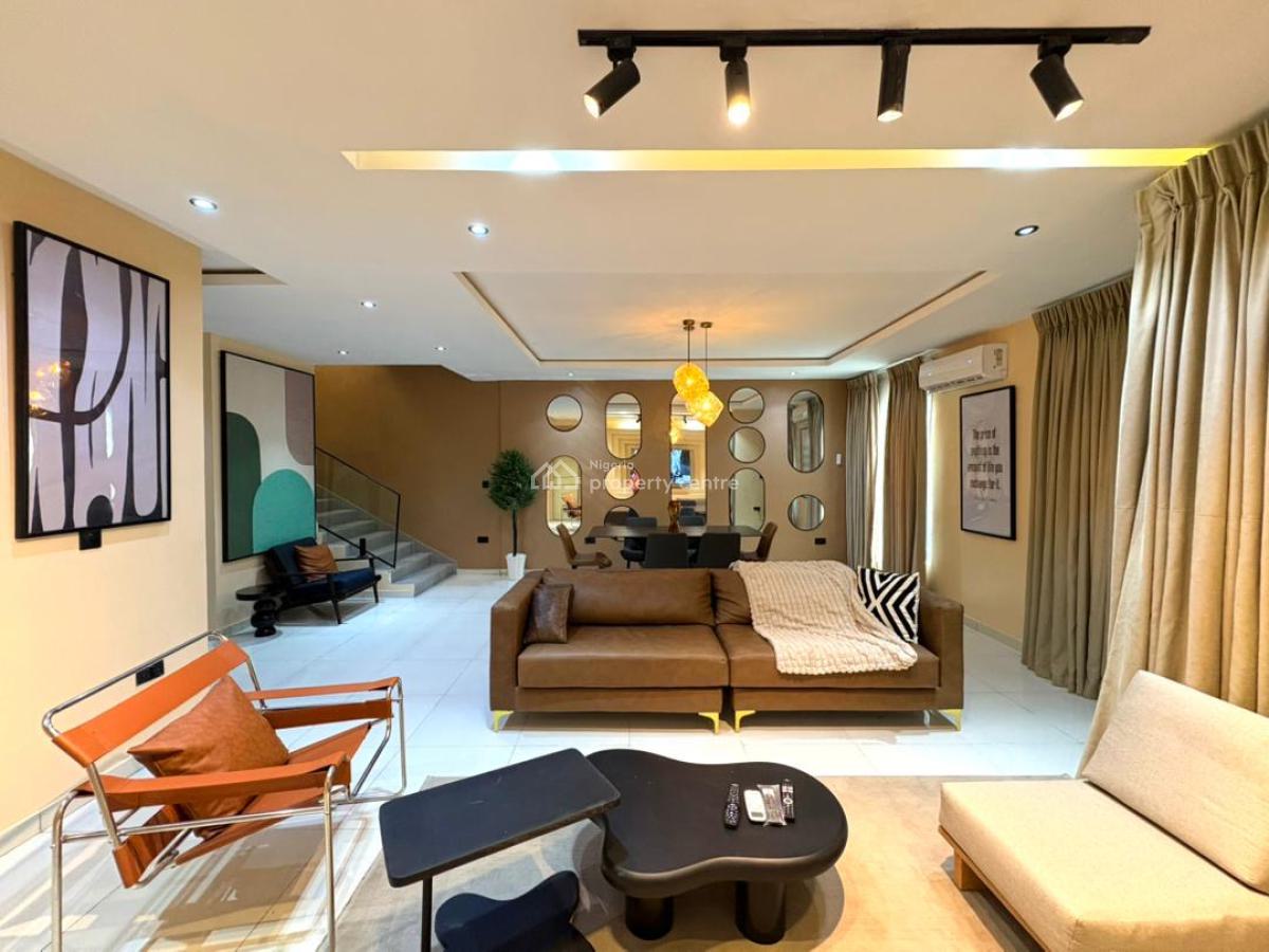 Brand New Luxurious 3 Bedroom Maisonette with Pool, Ps5 & Snooker, Lekki Phase 1, Lekki, Lagos, Flat / Apartment Short Let
