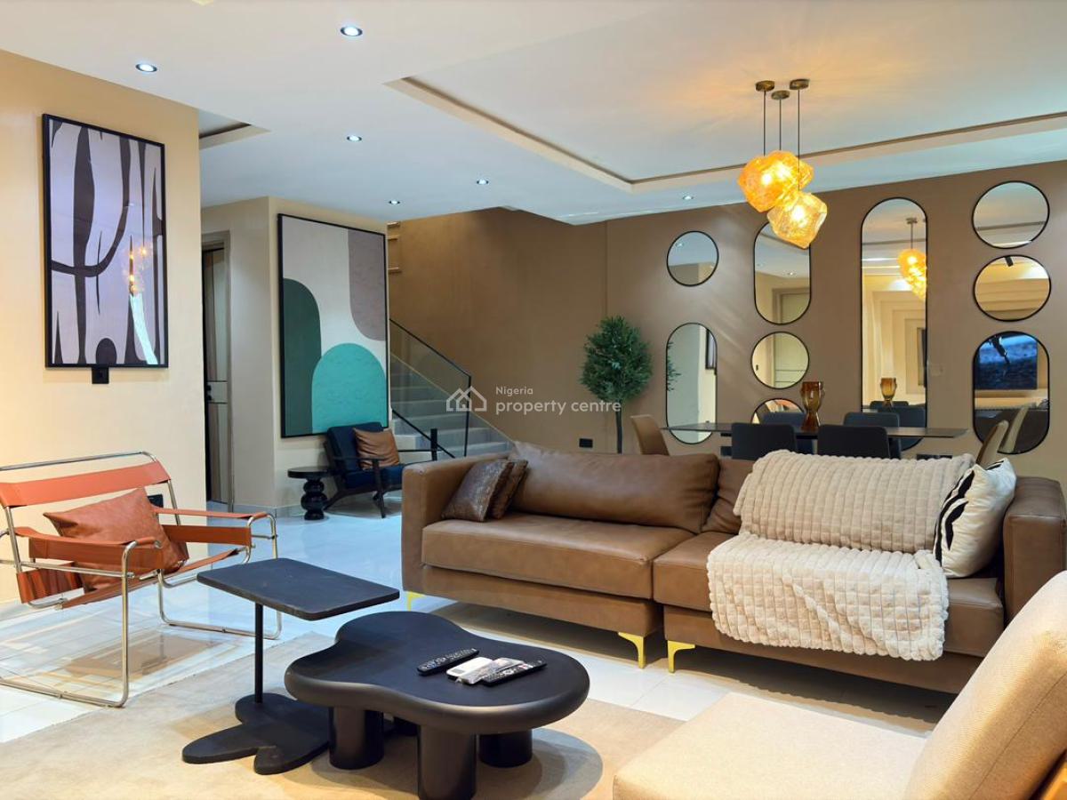 Brand New Luxurious 3 Bedroom Maisonette with Pool, Ps5 & Snooker, Lekki Phase 1, Lekki, Lagos, Flat / Apartment Short Let