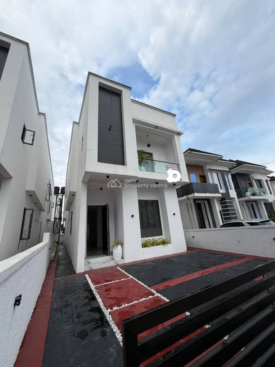 Newly Built 5 Bedroom Detached House with Bq & Swimming Pool, Lekki Palm City, Ado, Ajah, Lagos, Detached Duplex for Sale
