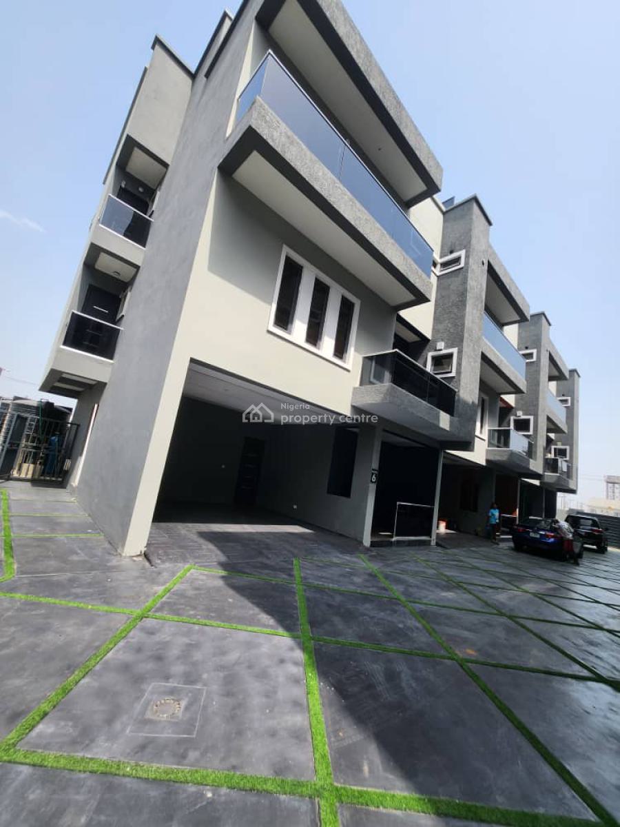 5 Bedroom Terrace Duplex with Bq, Ikate, Lekki, Lagos, Terraced Duplex for Rent