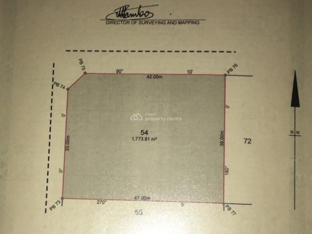 1700 Sqm Land, Jahi, Abuja, Residential Land for Sale