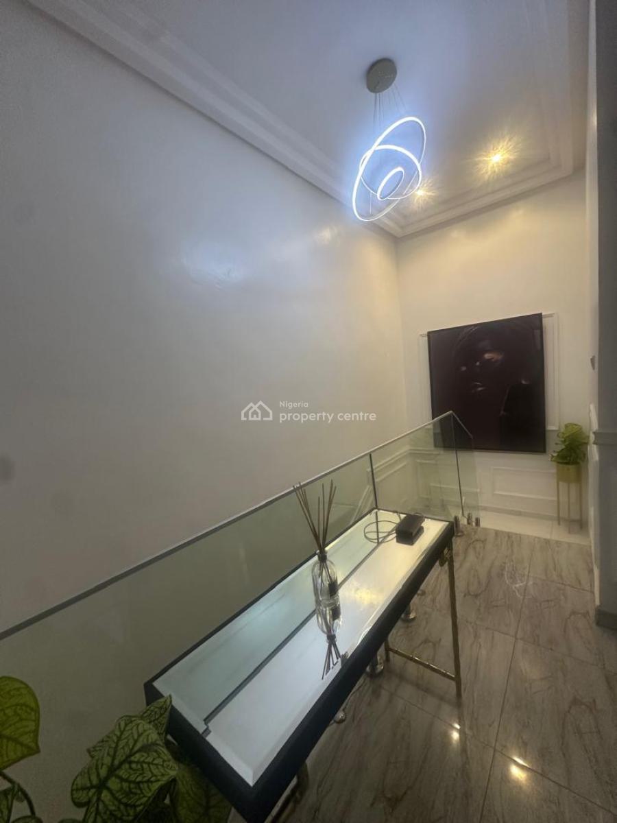 Fully Furnished 4bedroom Semi Detached Duplex with Bq, Generator, Osapa, Lekki, Lagos, Semi-detached Duplex for Rent