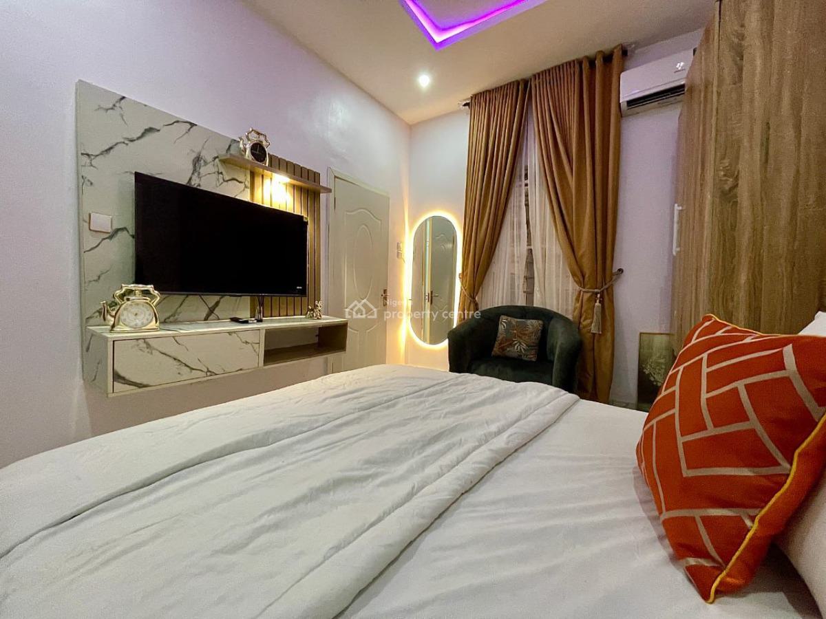 4 Bedroom Self Compound Duplex with Ps5 Air Hockey and Balcony, Agungi, Lekki, Lagos, House Short Let