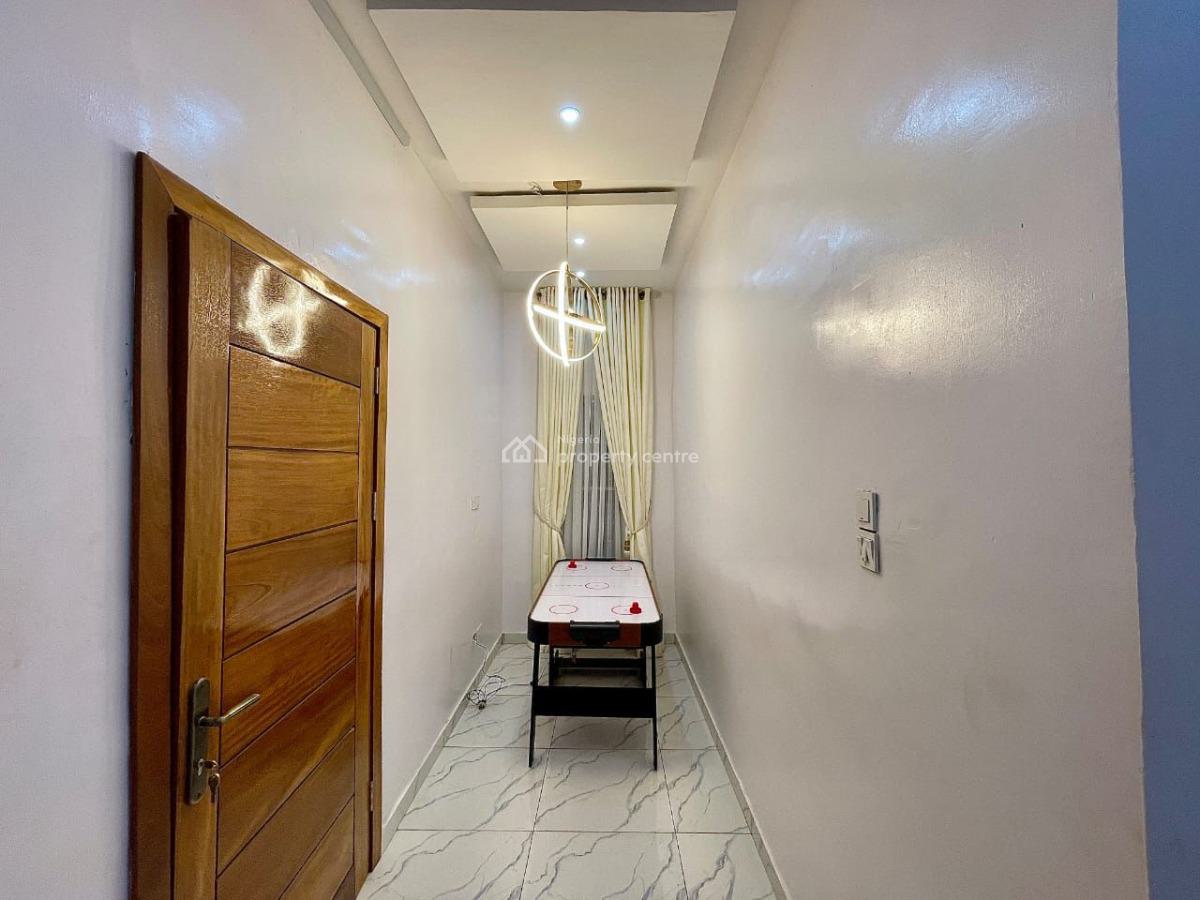 4 Bedroom Self Compound Duplex with Ps5 Air Hockey and Balcony, Agungi, Lekki, Lagos, House Short Let