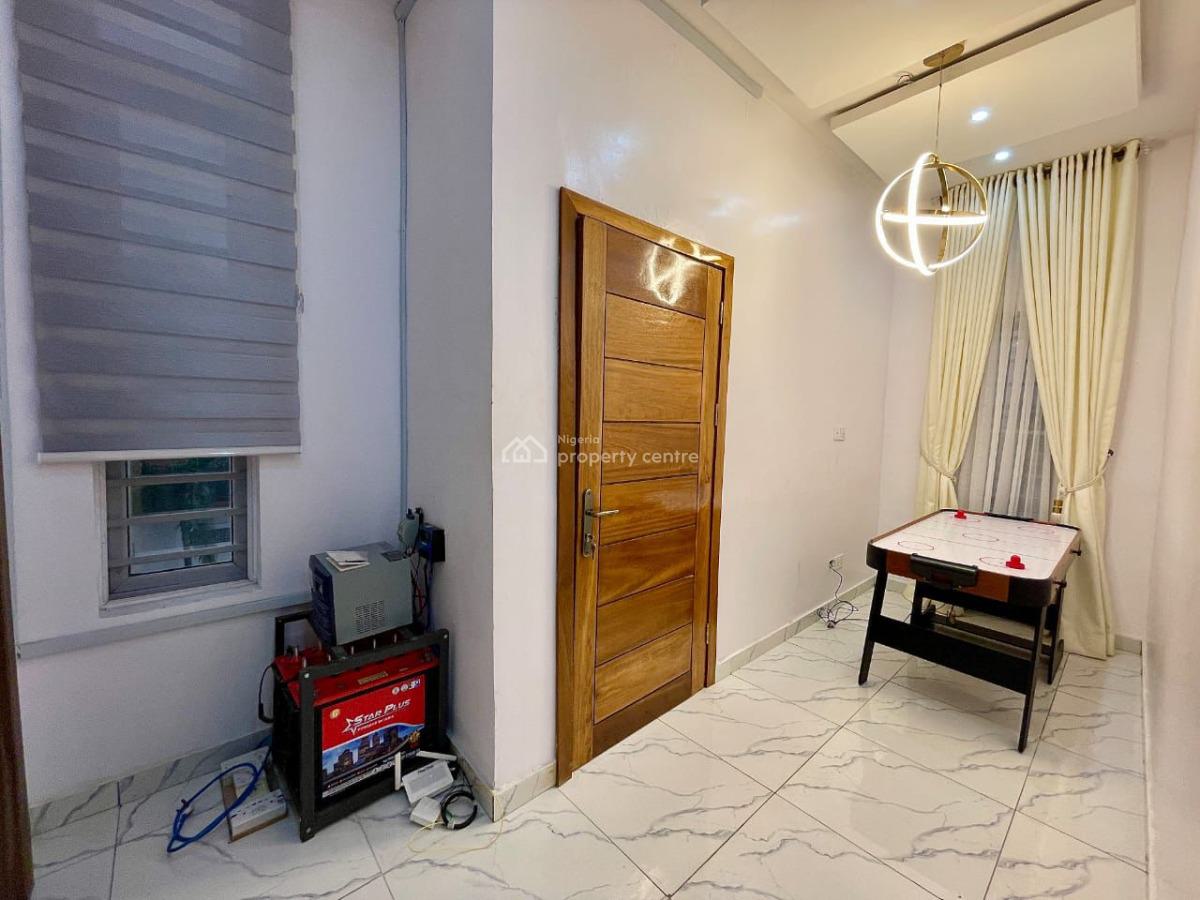 4 Bedroom Self Compound Duplex with Ps5 Air Hockey and Balcony, Agungi, Lekki, Lagos, House Short Let