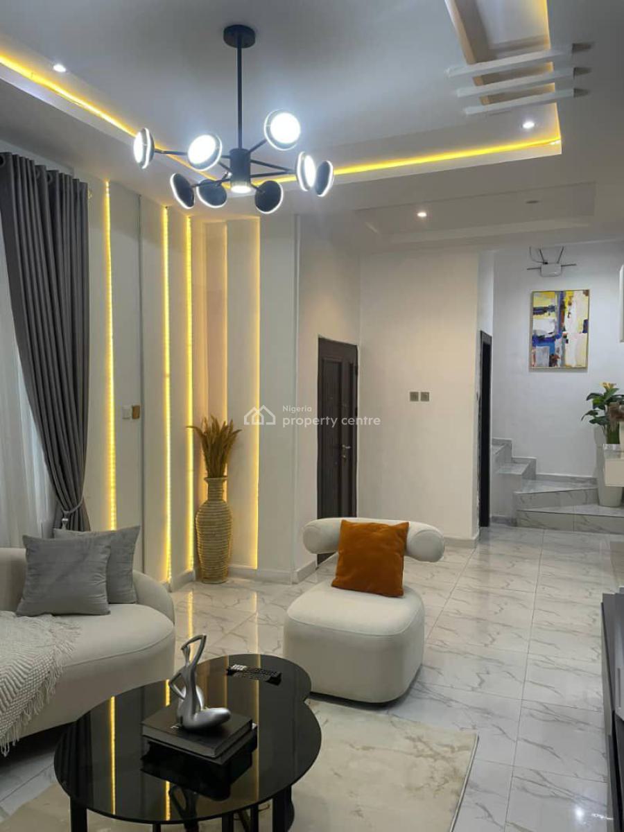 Luxury 4 Bedroom Duplex with Snooker, Table Tennis Ps5 and Balcony, Lekki Phase 1, Lekki, Lagos, Flat / Apartment Short Let