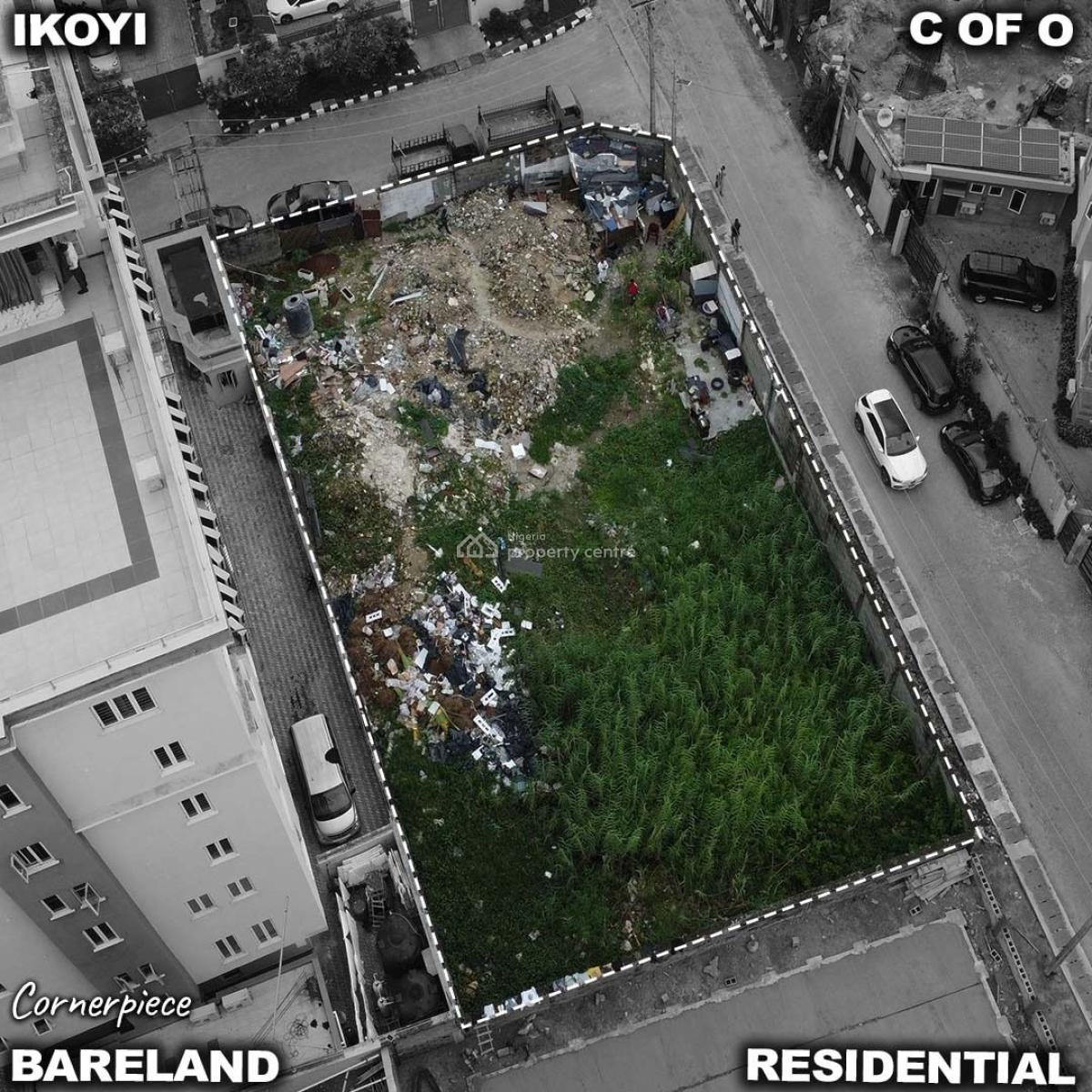 920 Sqm Bareland, Onikoyi Mojisola Estate, Ikoyi, Lagos, Residential Land for Sale
