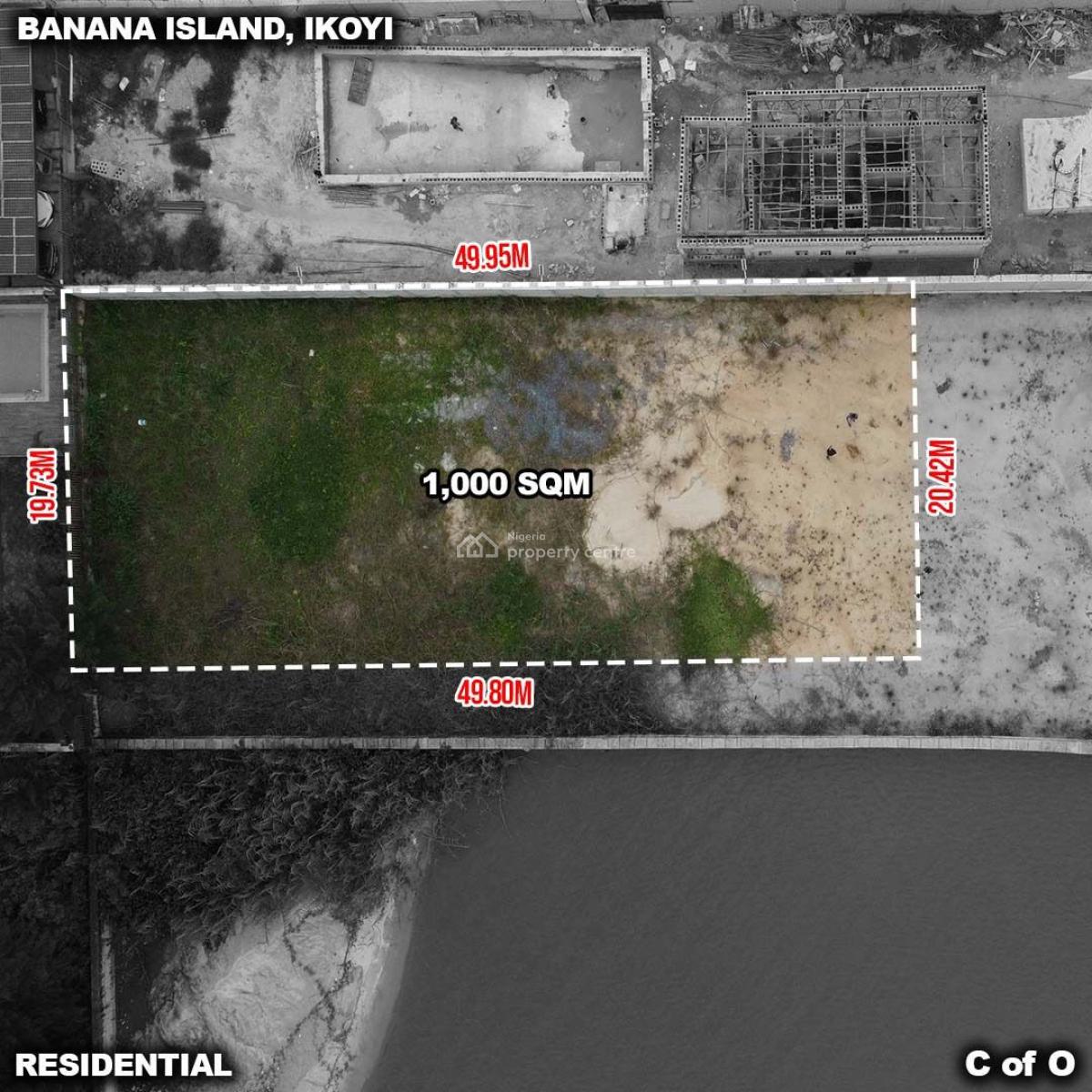 1,000 Sqm Bareland, Banana Island, Ikoyi, Lagos, Residential Land for Sale