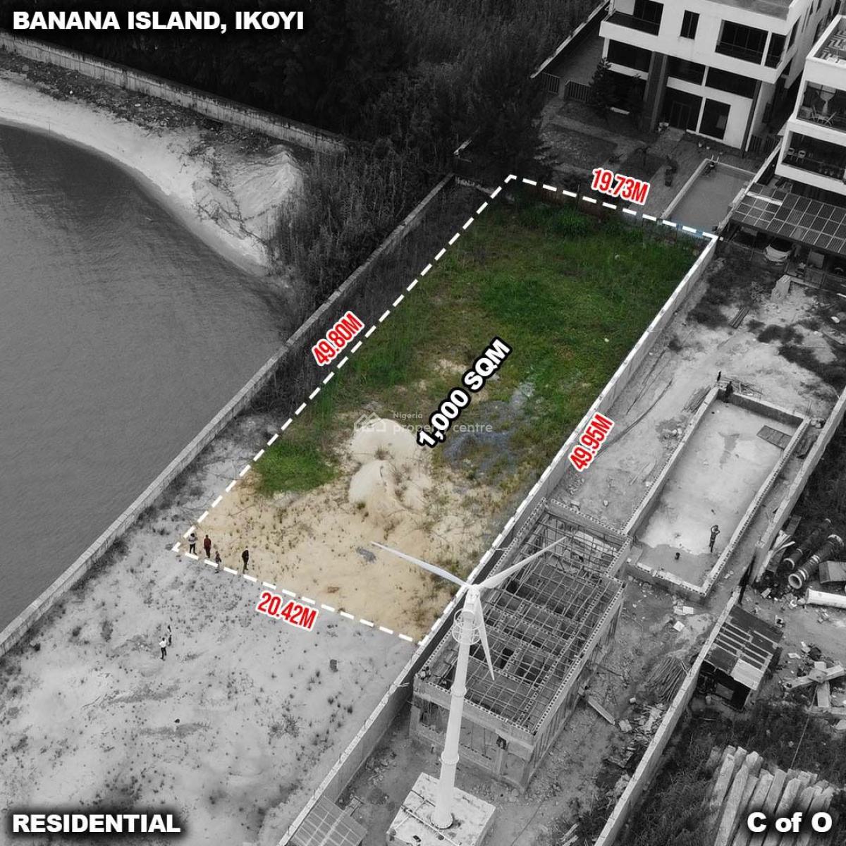 1,000 Sqm Bareland, Banana Island, Ikoyi, Lagos, Residential Land for Sale