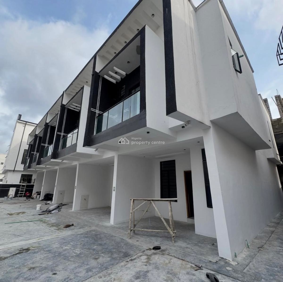 4 Bedroom Terrace Duplexes, Chevron Drive, Lekki, Lagos, Terraced Duplex for Sale