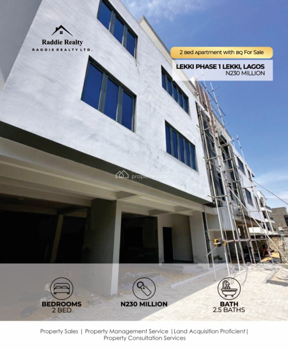 Elegant 2 Bedroom Apartment, Lekki Phase 1, Lekki, Lagos, Flat / Apartment for Sale