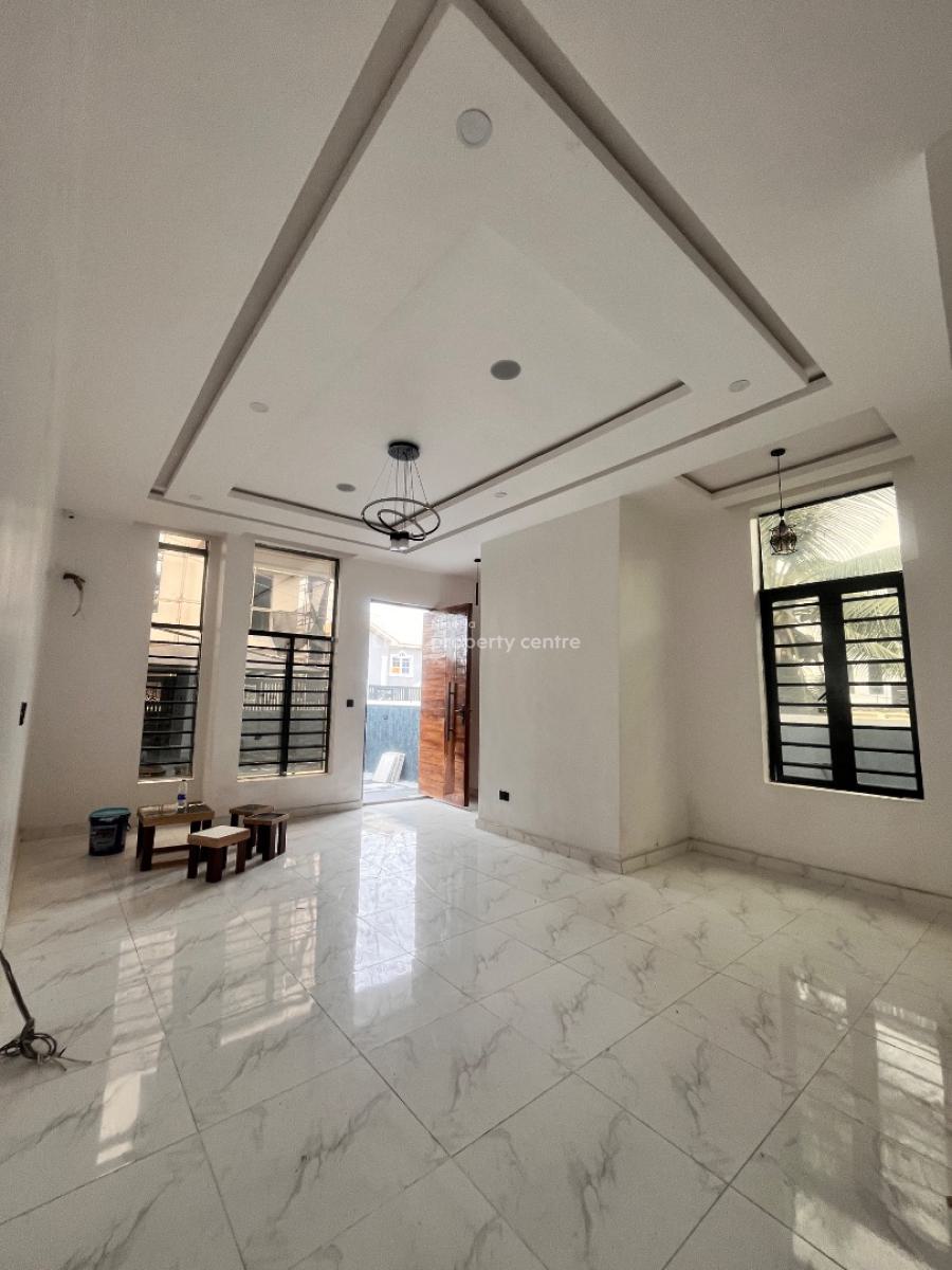 Elegant 4-bedroom Semi-detached Duplex with Bq, Sangotedo, Ajah, Lagos, Semi-detached Duplex for Sale