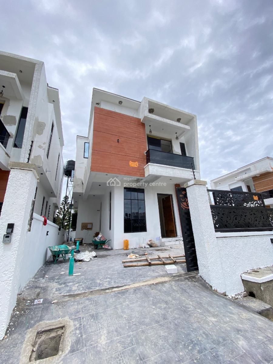 Contemporary 4 Bedroom Fully Detached Duplex with Bq, Sangotedo, Ajah, Lagos, Detached Duplex for Sale