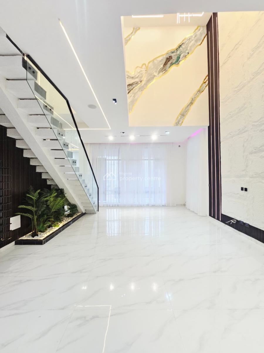 Contemporary 5 Bedroom Detached Duplex with Swimming Pool and Bq, Chevron, Lekki, Lagos, Detached Duplex for Sale