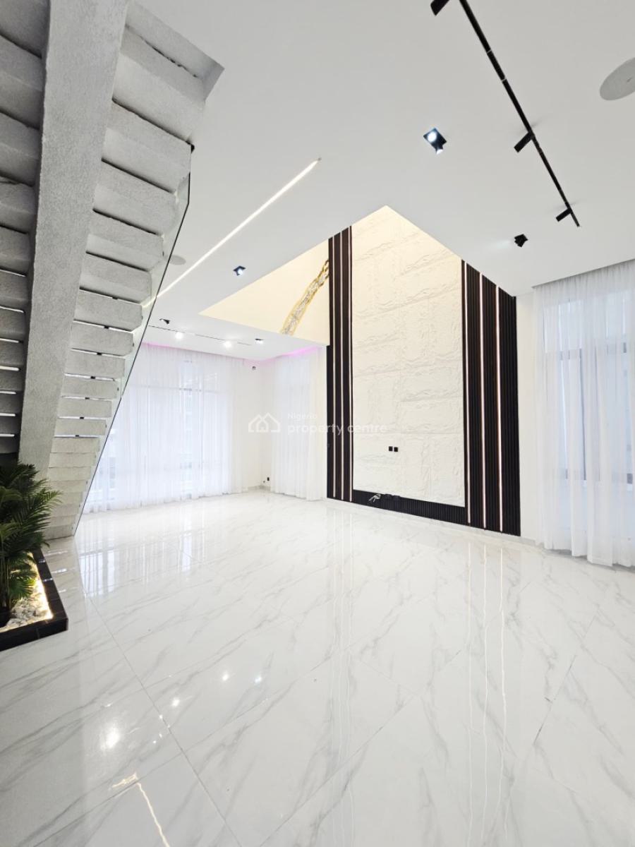 Contemporary 5 Bedroom Detached Duplex with Swimming Pool and Bq, Chevron, Lekki, Lagos, Detached Duplex for Sale