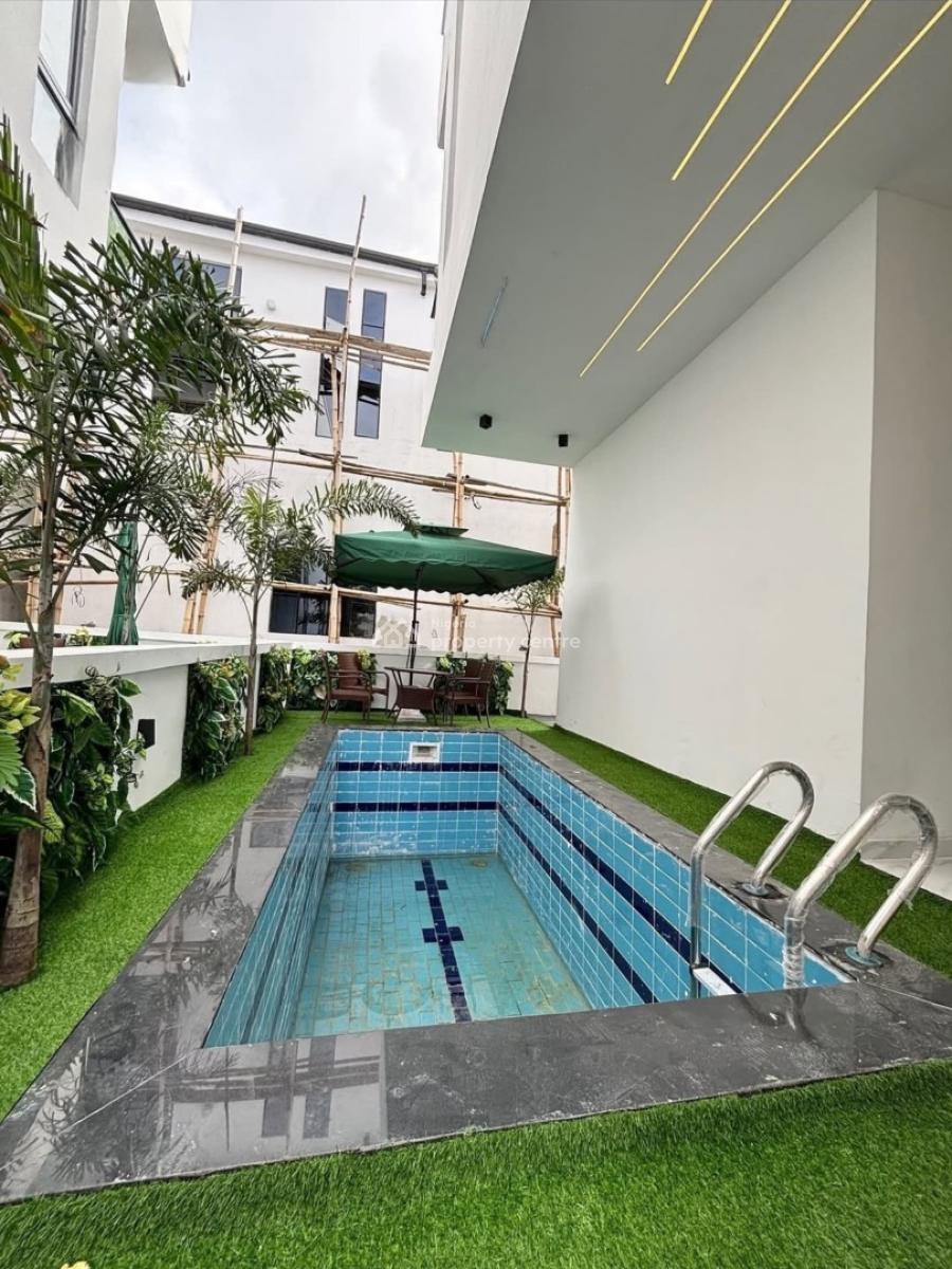 Contemporary 5 Bedroom Detached Duplex with Swimming Pool and Bq, Chevron, Lekki, Lagos, Detached Duplex for Sale