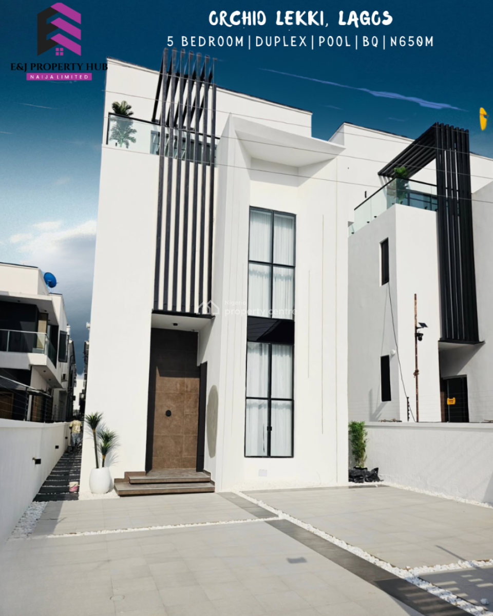 Luxury 5 Bedroom Fully Detached Duplex with Swimming Pool and Bq, Lekki, Lagos, Detached Duplex for Sale