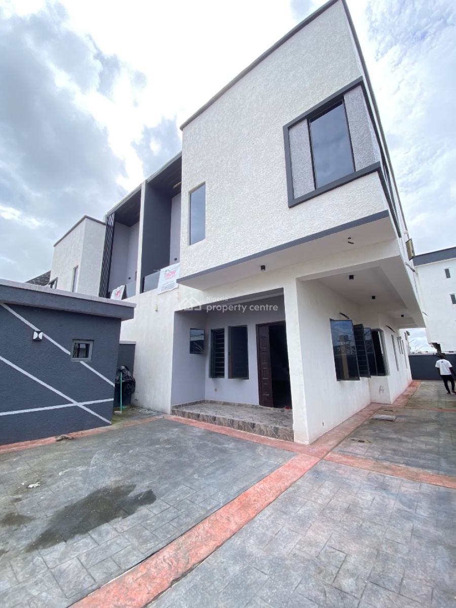 Elegantly Finished Modern 4-bedroom Semi-detached Duplex with Bq, Sangotedo, Ajah, Lagos, Semi-detached Duplex for Sale