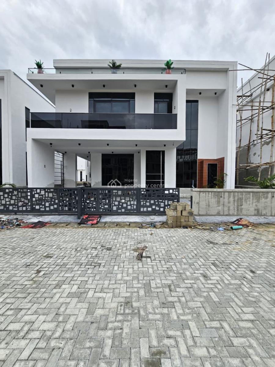 Outstanding Spacious 5 Bedroom Fully Detached Duplex with Bq, & Swimming, Lekki, Lagos, Detached Duplex for Sale