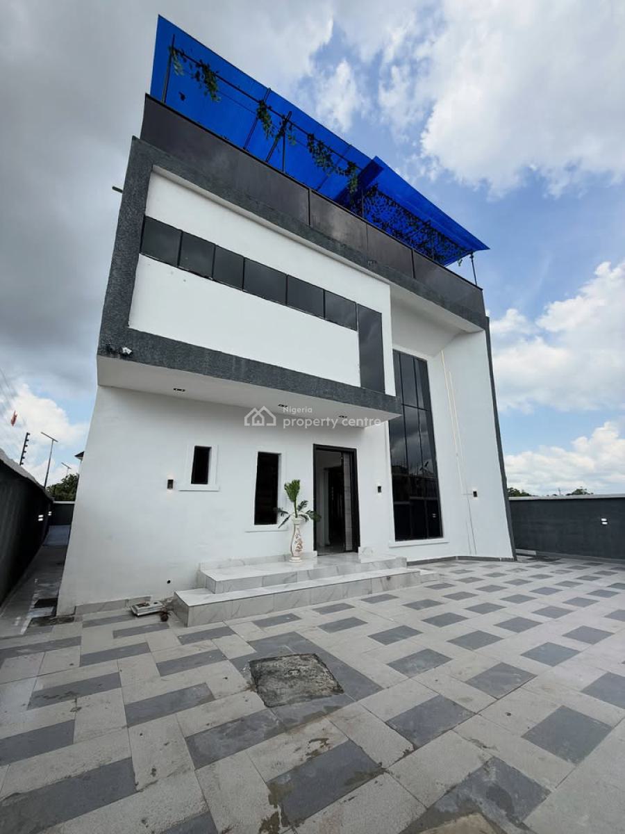 Newly Built 4 Bedroom Duplex with Roof Top Terrace & Cinema, Agip Estate, Port Harcourt, Rivers, Detached Duplex for Sale