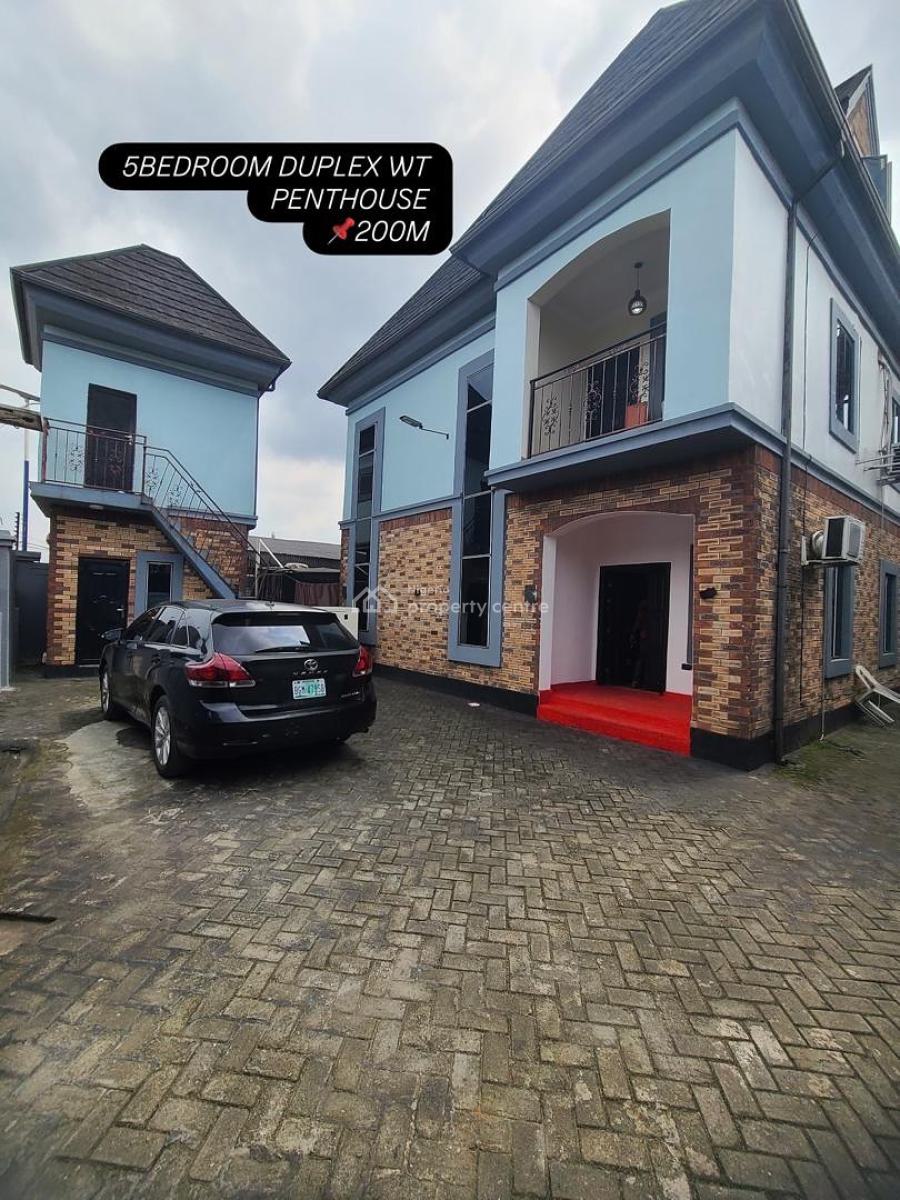 Exquisite 5 Bedroom Detached Duplex, Orazi, Port Harcourt, Rivers, Detached Duplex for Sale