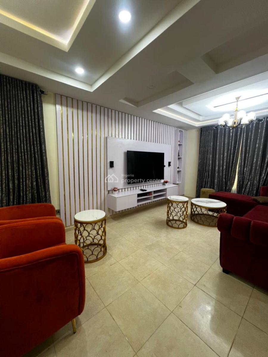 Fully Serviced & Furnished Lovely Four Bedroom Semi Detached and Bq, Ikate, Lekki, Lagos, Flat / Apartment for Rent