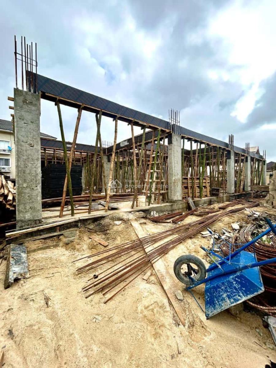 Well Furniture and Finish 3 Bedroom Terrace with Bq, Landview Residence Located Inside Ajayi Apata Off Lekki Epe Expressway, Sangotedo, Ajah, Lagos, Terraced Duplex for Sale