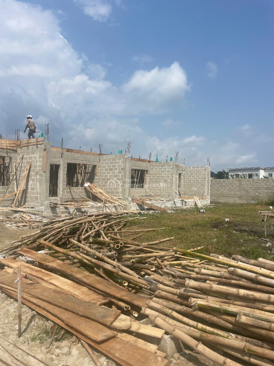 Standard 3 Bedrooms Semi-detached Duplex with Bq, Landview Residence Inside Ajayi Apata, Off Lekki - Epe Expressway, Sangotedo, Ajah, Lagos, Semi-detached Duplex for Sale