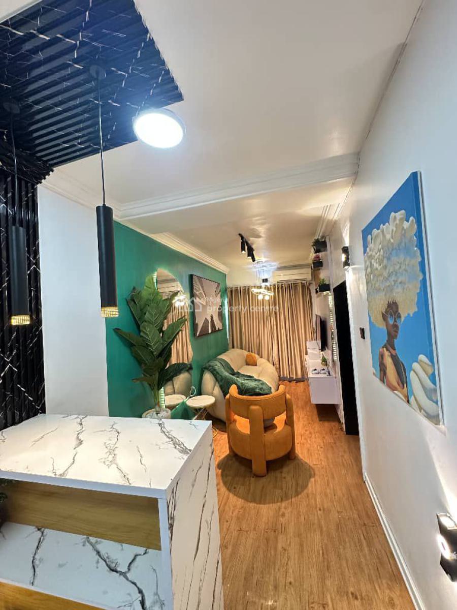 Ikates Best! Furnished 2-bedroom with 24/7 Security & Balcony, Ikate, Lekki, Lagos, Flat / Apartment for Rent