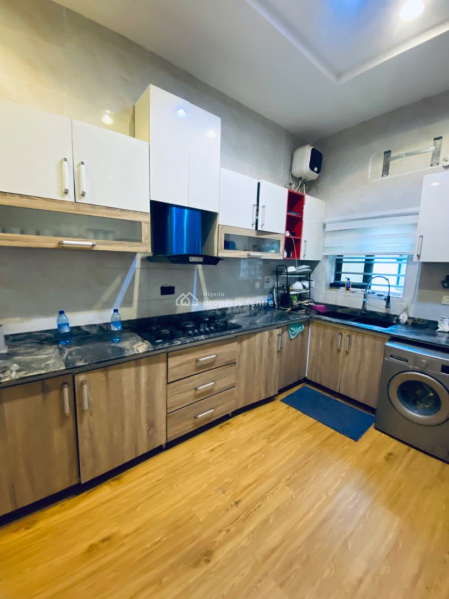 Beautiful Furnished 4 Bedrooms Terrace Duplex with an Inverter, Orchid Road Lekki, Lekki Phase 2, Lekki, Lagos, Terraced Duplex for Rent