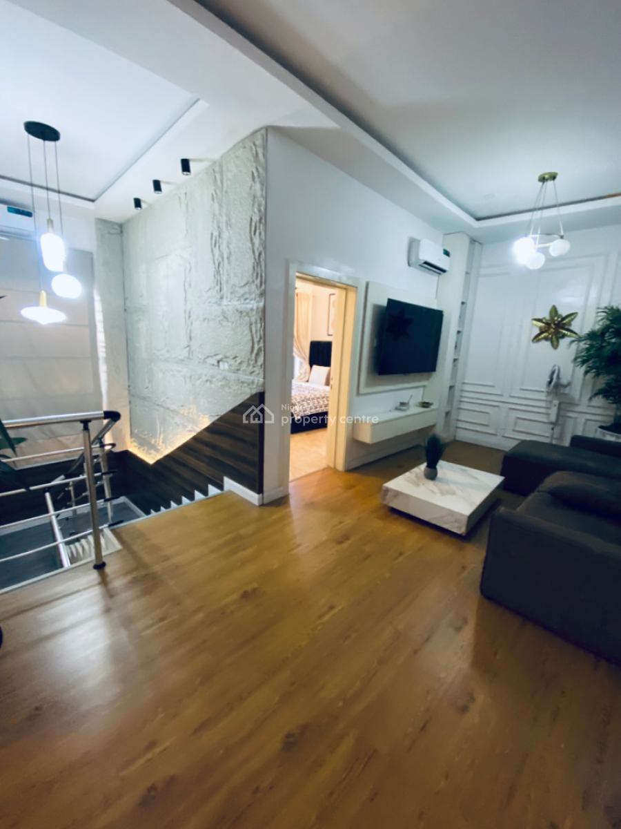 Beautiful Furnished 4 Bedrooms Terrace Duplex with an Inverter, Orchid Road Lekki, Lekki Phase 2, Lekki, Lagos, Terraced Duplex for Rent