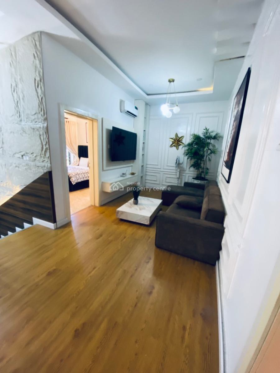 Beautiful Furnished 4 Bedrooms Terrace Duplex with an Inverter, Orchid Road Lekki, Lekki Phase 2, Lekki, Lagos, Terraced Duplex for Rent