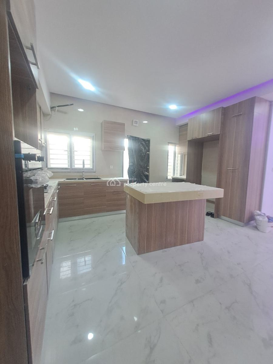 Newly Built 4 Bedroom Terrace with Bq, Gym House in Gated Estate, Chevron, Lekki, Lagos, Terraced Duplex for Rent