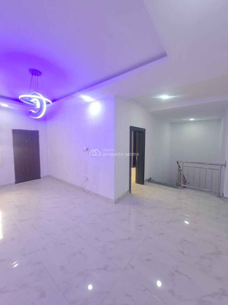 Newly Built 4 Bedroom Terrace with Bq, Gym House in Gated Estate, Chevron, Lekki, Lagos, Terraced Duplex for Rent
