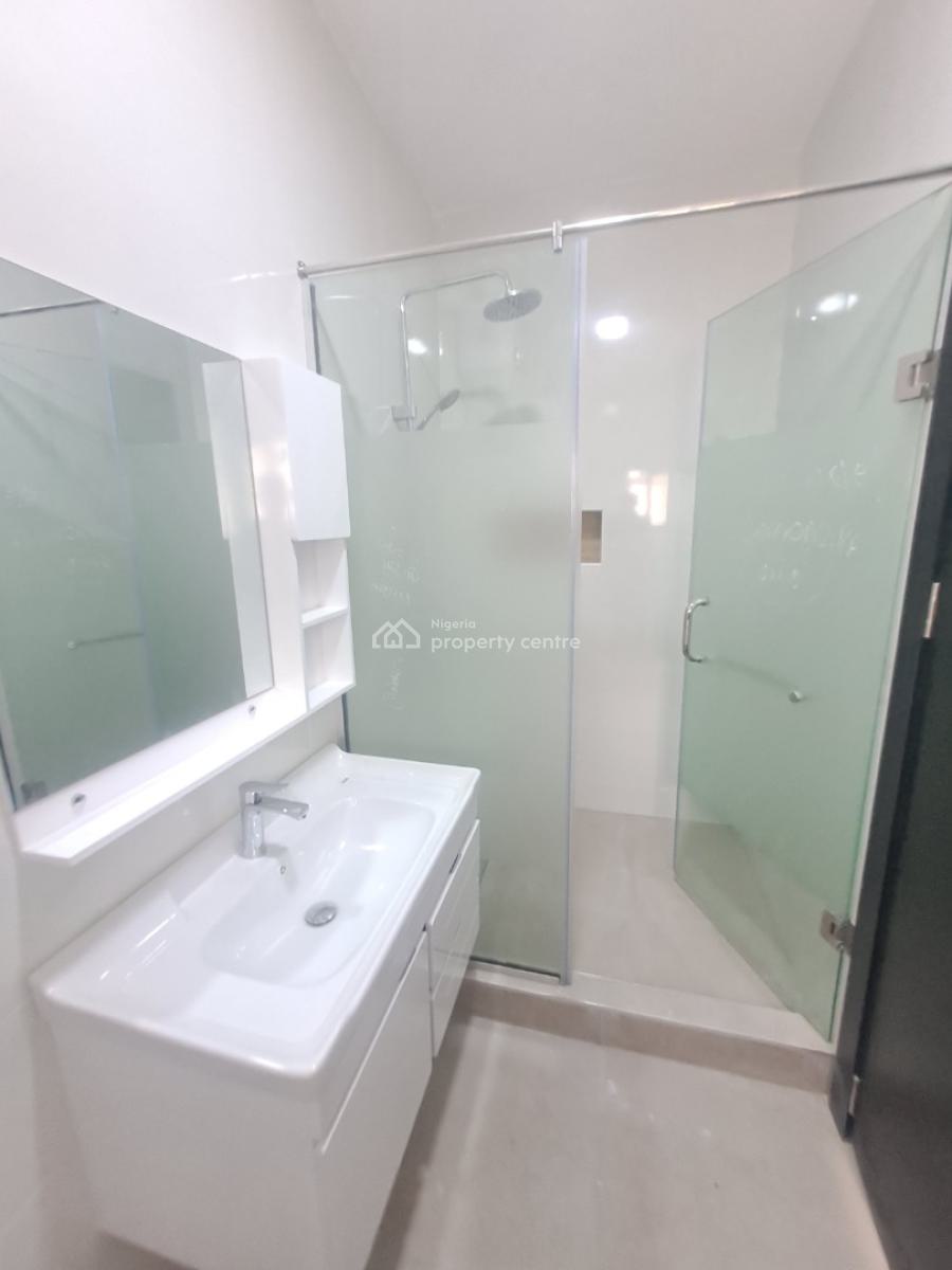 Newly Built 4 Bedroom Terrace with Bq, Gym House in Gated Estate, Chevron, Lekki, Lagos, Terraced Duplex for Rent