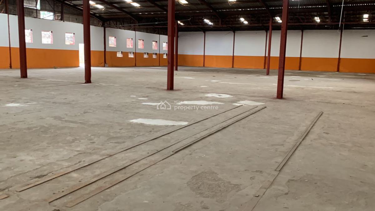 Warehouse Measuring 73,000sqft, Industrial Estate Off Acme Road, Ikeja, Lagos, Warehouse for Rent